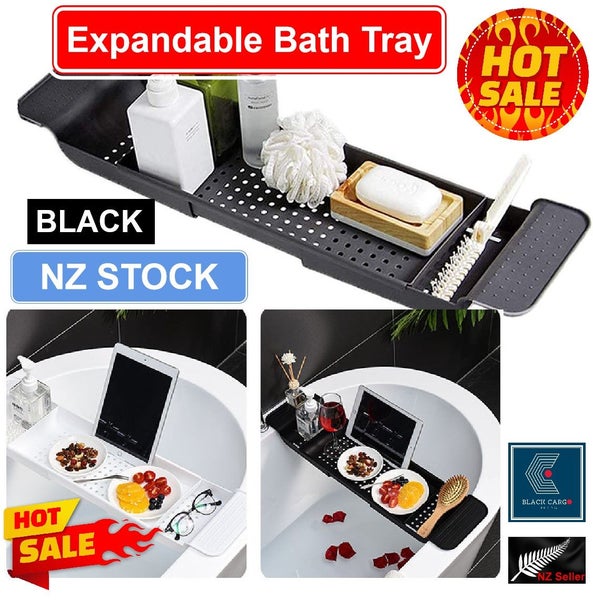 Brand New Bath Table Storage shelves Bathtub Caddy Tray *Clearance* Carousel 1
