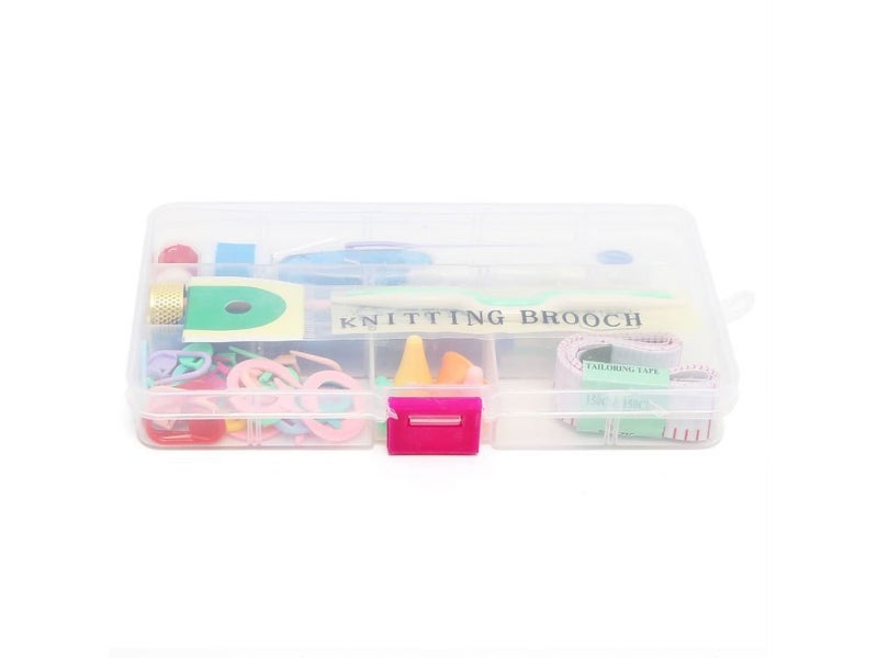 16 Sizes Crochet Hooks Needles Set Knitting Craft Delux Set with Case64155519649922112