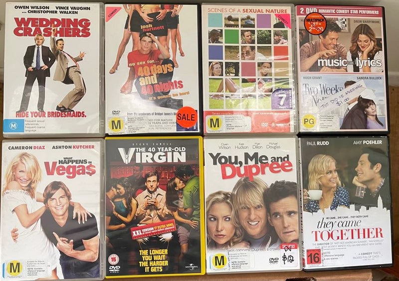 Romance/Comedy Movies x12 Carousel 1