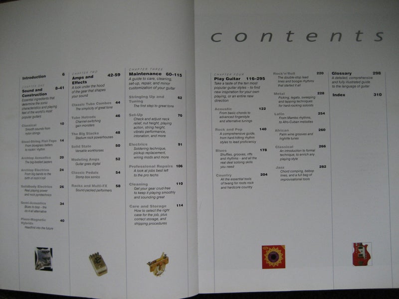 GUITAR COMPLETE GUIDE BOOK Instruction Maintenance Playing Styles Manual Carousel 2
