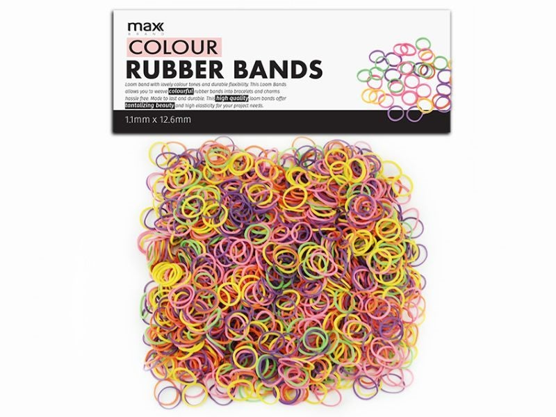 Loom Bands - Max Assorted 12.6mm (12 Packs) Carousel 1