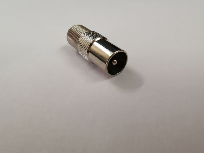 Male Coaxial to F Connector Adaptor 1PC Carousel 1