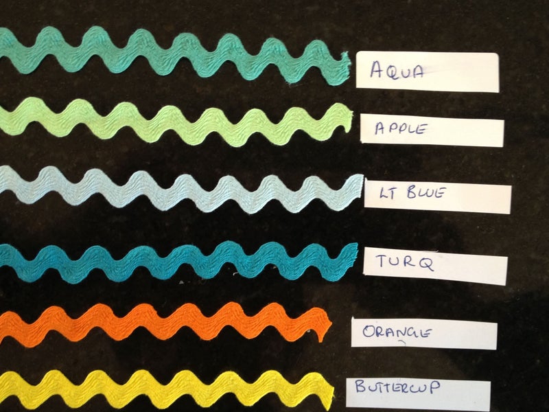 10mm RIC Rac Braid for sewing10 metresof any colour or mixed Carousel 1