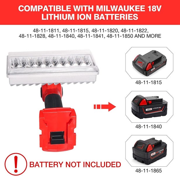 New LED Work Light fits Milwaukee M18 Battery Sale Sale Carousel 2