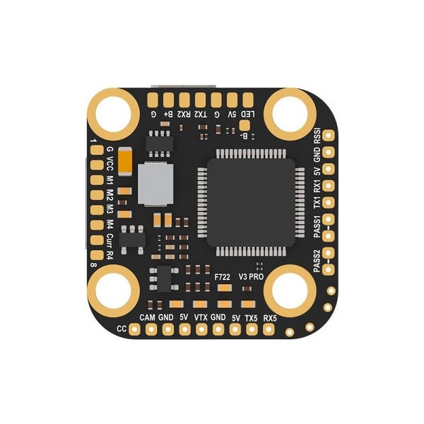 Foxeer Mini F722 V3 Pro FPV Flight Controller 20*20mm Build-In Pit PASS Carousel 1