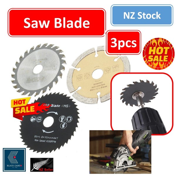 Brand New 3Pcs Wood Circular Saw Cutting Blade Wheels Rotary Tool*Hot SALE Carousel 1