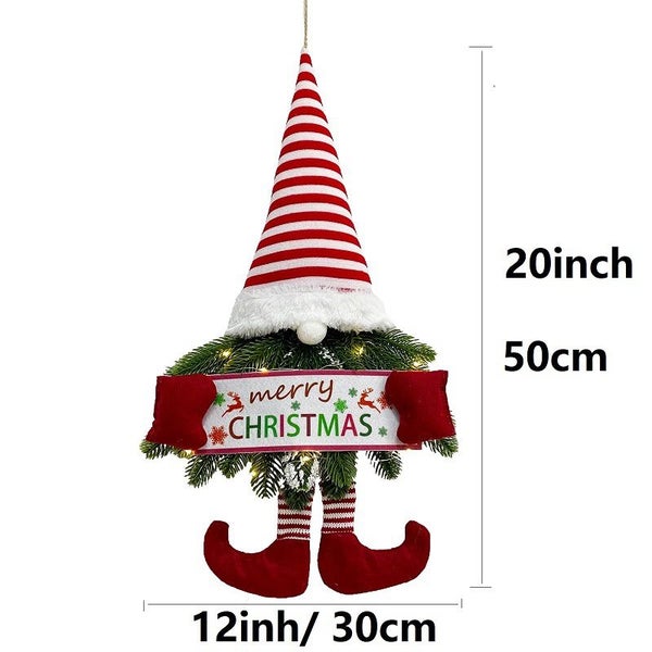 NEW Santa Claus Decoration Wreath Afterpay Carousel 2