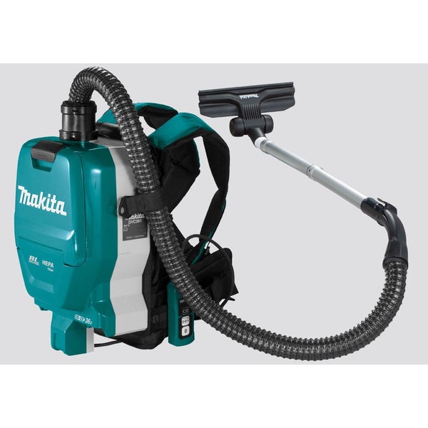 Makita 18Vx2 Cordless 32mm Brushless Backpack HEPA Vacuum (Skin Only) Carousel 1