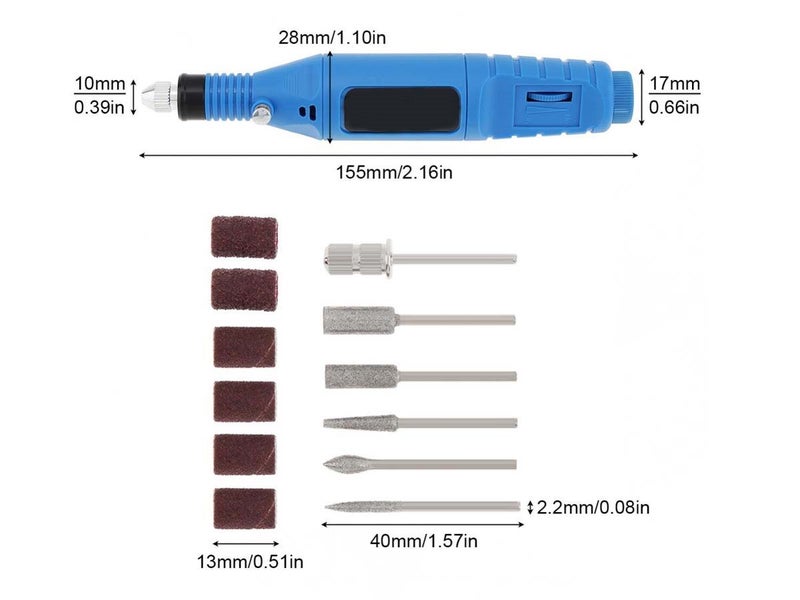 Electric Nail File Pedicure Manicure Set NZ Clearance Carousel 10