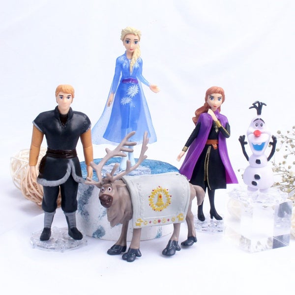 Frozen cake topper Figures Set 5Pcs Carousel 1