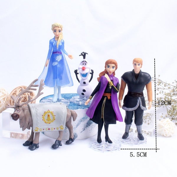 Frozen cake topper Figures Set 5Pcs Carousel 2