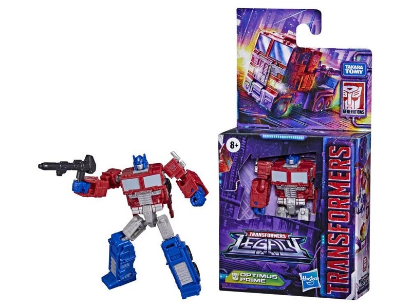 Transformers Generations Legacy Core: Optimus Prime Action Figure Carousel 1