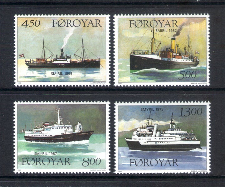 Faroe - 1999 Passenger Ferries Set (4) - UHM - 357/60 Carousel 1