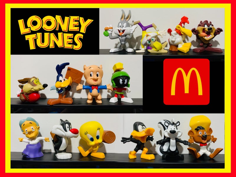 WOW! Mcdonalds Looney Tunes toys - Set of 14! Delivery anywhere in NZ Carousel 1