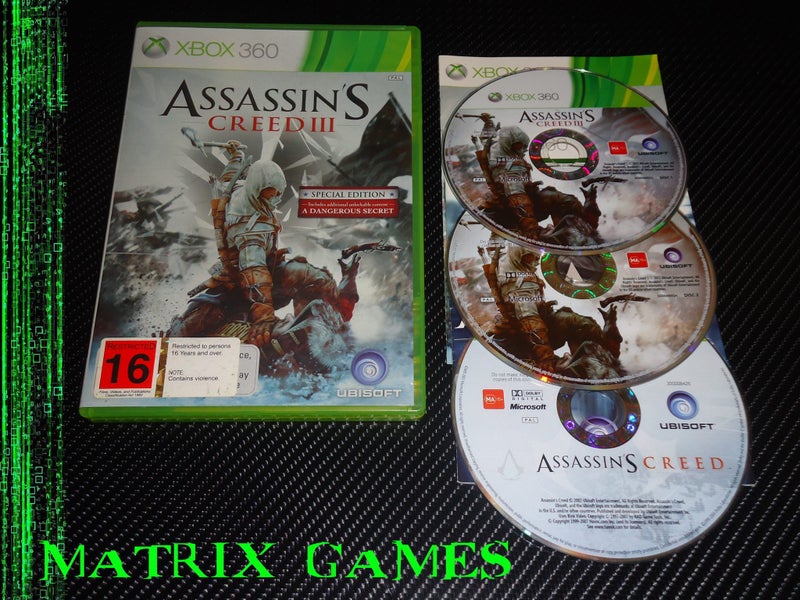 Assassin's Creed III & Assassin's Creed (Xbox 360, Xbox One, 2007-2012) Carousel 1
