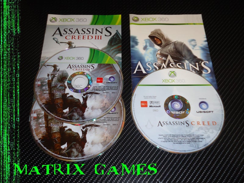 Assassin's Creed III & Assassin's Creed (Xbox 360, Xbox One, 2007-2012) Carousel 2