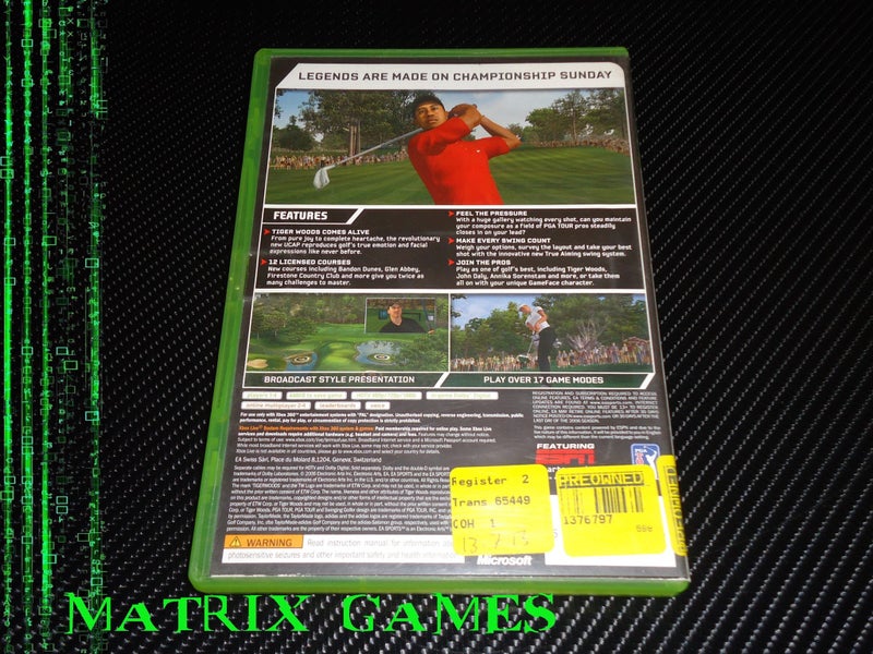 Tiger Woods PGA Tour 07 (Xbox 360, 2006) Carousel 2