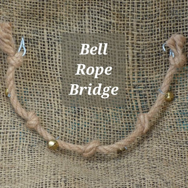 Mouse Toys - Tasty Tease Toy or Bell Rope Bridge or Small Hanging Chew Toy Carousel 2