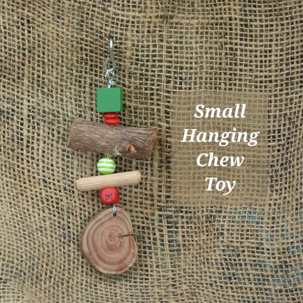 Mouse Toys - Tasty Tease Toy or Bell Rope Bridge or Small Hanging Chew Toy Carousel 1