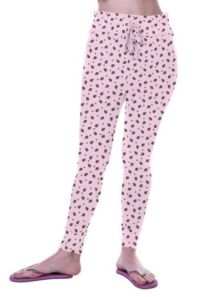 Moomaya Printed Nightwear 2 Pcs Set For Women's Spaghetti strap Sleepwear Carousel 7