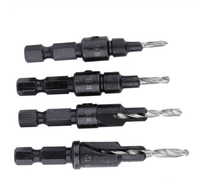 4pc countersink drill bit set Carousel 1