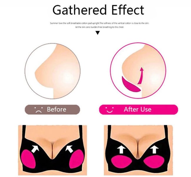 Bra Cups Bra Pad insert - for Bikini bras Push up bra cups -Black Carousel 7