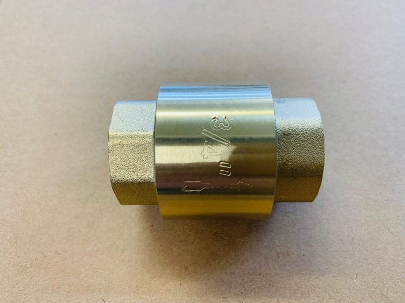brass check valve 3/4 (20mm) -- non returing valve Carousel 1