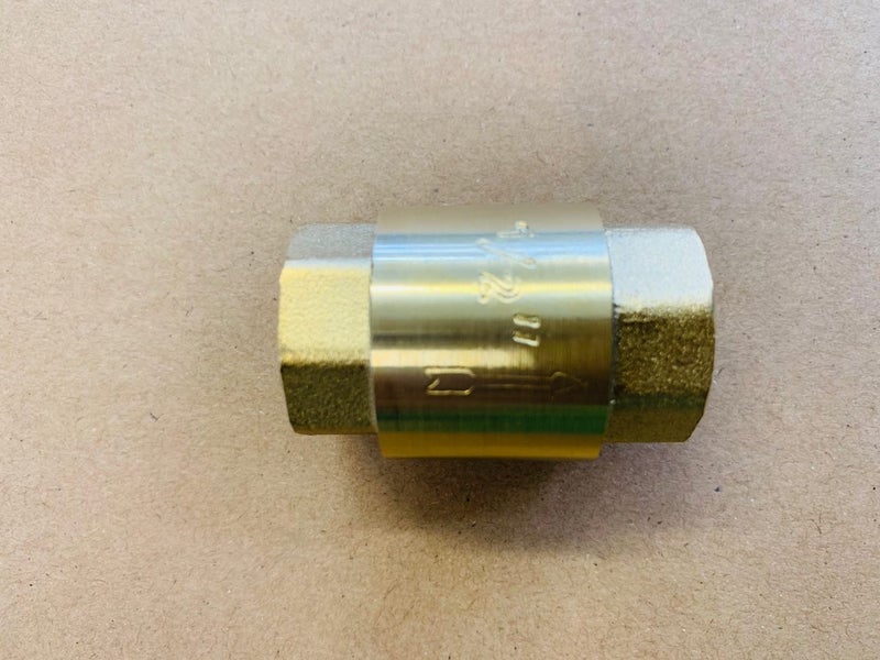 brass check valve 1/2 inch (15mm) -- non returning valve Carousel 1