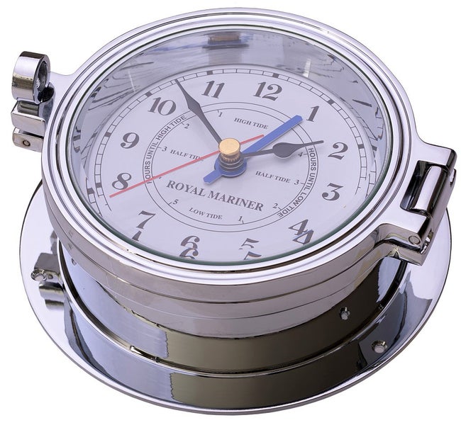 NZ retailer - Royal Mariner® Time and Tide Clock + Barometer 116mm Carousel 2
