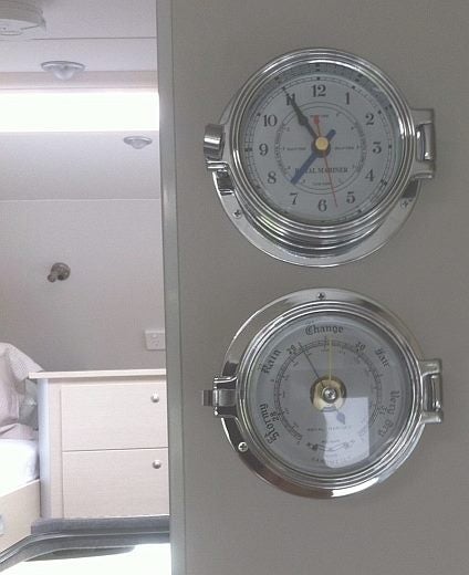 NZ retailer - Royal Mariner® Time and Tide Clock + Barometer 116mm Carousel 4