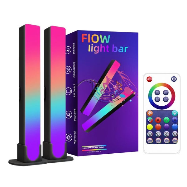 Gaming PC Computer Desk RGB Light Bars Carousel 1