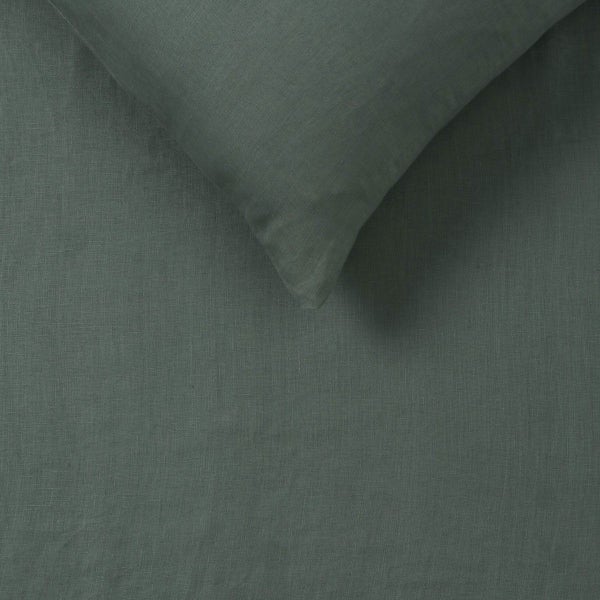Vintage Design Homewares Sea Green 100% Hemp Sheet Set Carousel 2