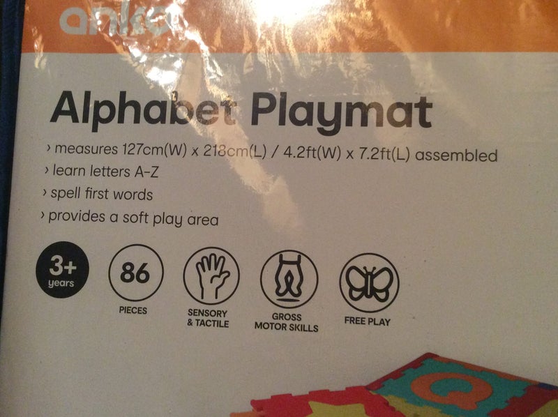 Awesome NEW unopened ALPHABET PLAYMAT to build and play on Carousel 2