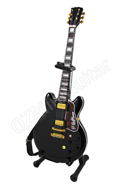 Miniature Guitar BB King Super Lucille Black Carousel 2