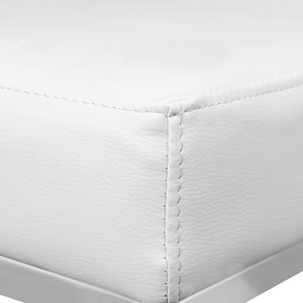 New PU Leather Bar Stool Kitchen Chair - White Free Postage NZ Wide Carousel 5