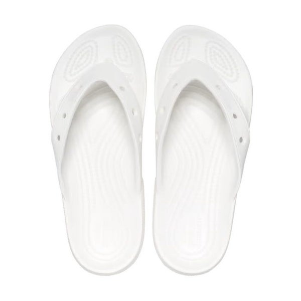 Crocs Classic Flip White Mens Womens Jandal Carousel 2