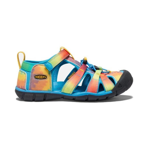 Keen Big Kids - Seacamp II CNX Vivid Blue Original Tie Dye Carousel 2