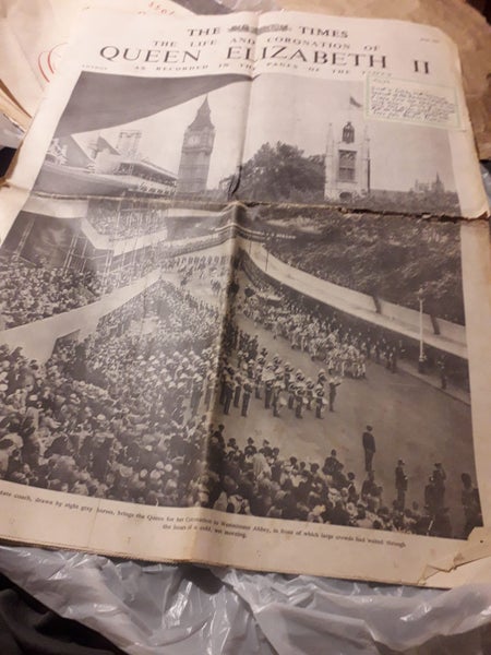 Daily Express + the times queen elizabeth coronation newspapers Carousel 11