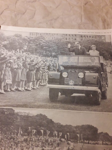 Royal tour queen elizabeth 1953 new Zealand newspaper Carousel 5