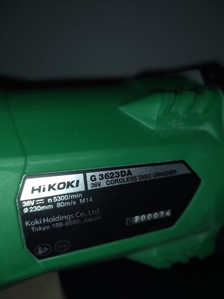 Hikoki cordless 230mm angle grinder - USED ONCE Carousel 2