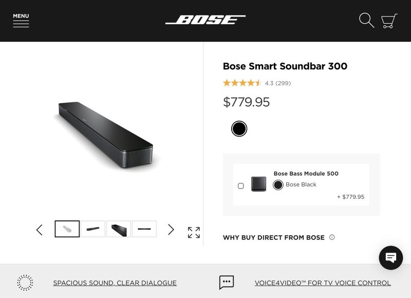Bose SMART SoundBar with Alexa Voice, WiFi, Bluetooth, Remote Carousel 2