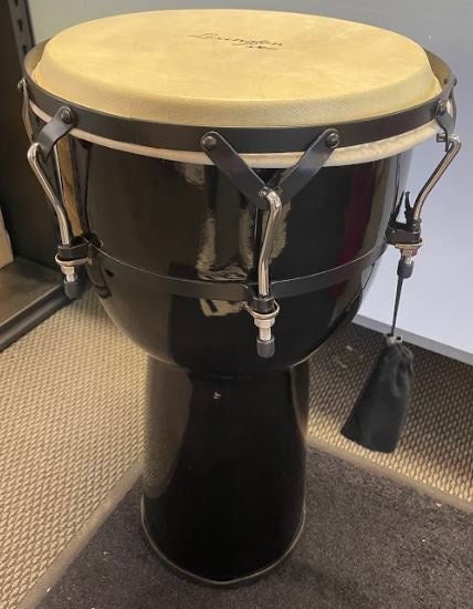 Djembe 12" w/ Tightening Lugs - Black Gloss Carousel 1