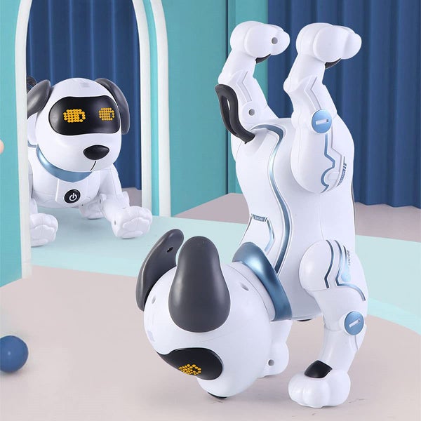 Multifunction Smart Remote Control Robot Police Dog Singing Dancing Launch Bulle Carousel 2