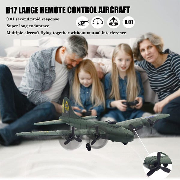 B-17 RC Airplane Ready to Fly, Easy to Fly RC Glider for Kids and Beginners Carousel 1