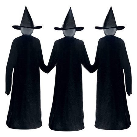 Halloween Witch Decoration,Voice Control Induction Luminous Visit Illuminator Carousel 1