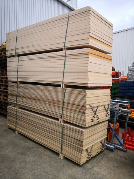 Pallet Racking Board / Pallet Racking wooden Shelves Carousel 2