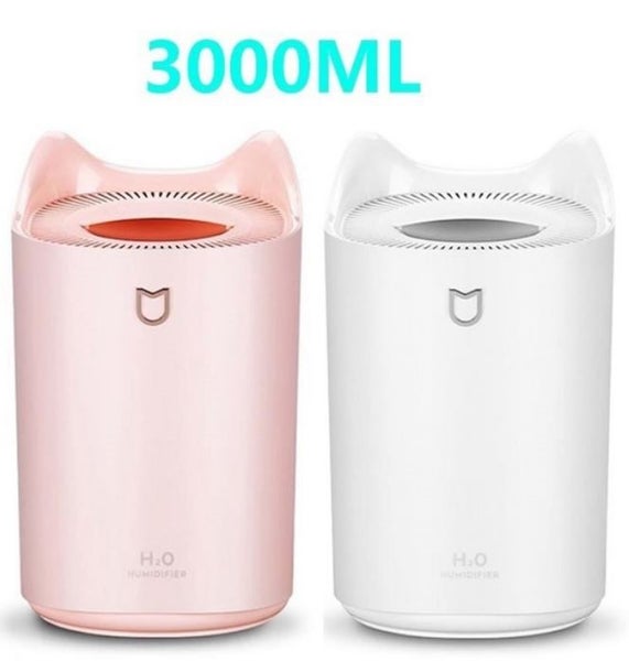 3L Air Humidifier Mist Aroma Diffuser with Colorful LED Light USB Humidificador Carousel 2