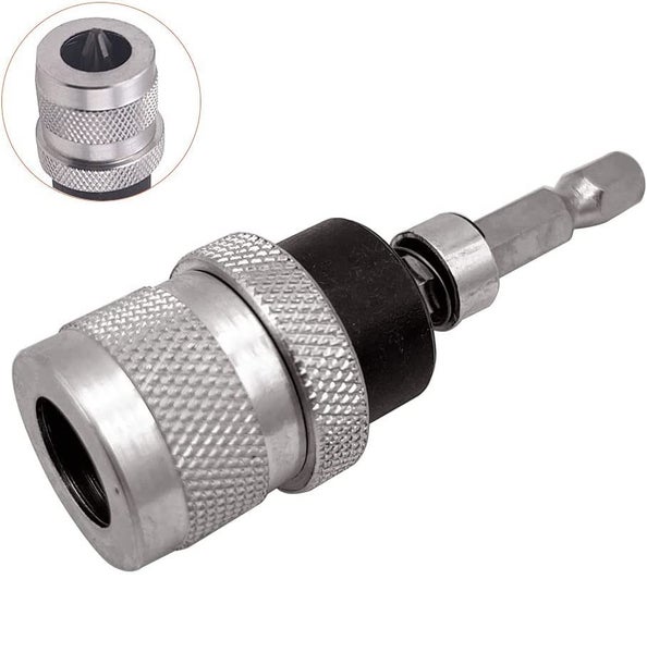 Drywall Screwgun Converter Hex Shank Adjustable Screw Depth Setter Bit Holder Carousel 1