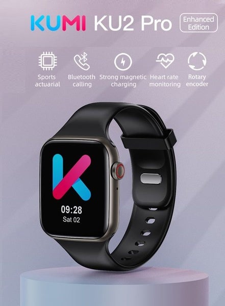 Smart Watch, KUMI KU2 PRO, Black, 1 Year Warranty Carousel 1