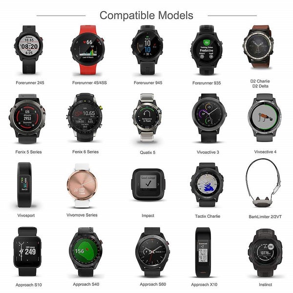 Garmin Watch Charging Cable Carousel 6